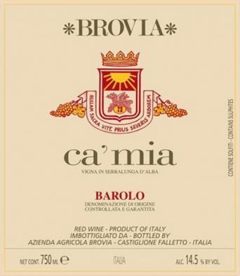Fratelli Brovia - Barolo Brea Vigna Camia 2018 (750ml) (750ml)