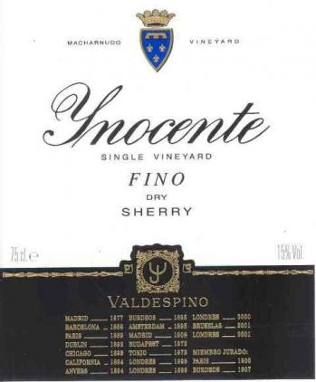 Valdespino - Fino Jerez Inocente NV