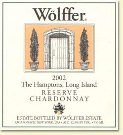 Wolffer Estate - Chardonnay Reserve 2022 (750ml) (750ml)