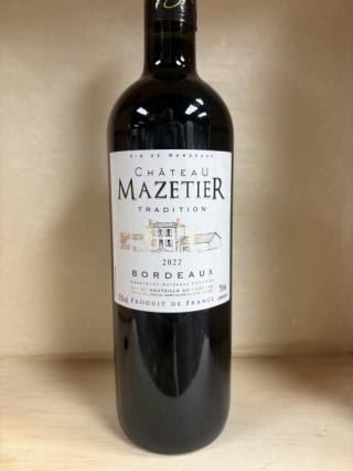 Chateau Mazetier Bordeaux Rouge 2022 (750ml) (750ml)
